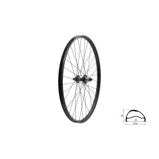 KELLYS Zapletené kolo zadní KLS SEGADOR 27 SL DSC R, 28/29", black KELLYS Zapletené kolo zadní KLS SEGADOR 27 SL DSC R, 28/29", black