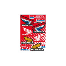 sada nálepek Honda Retro červená sada nálepek Honda Retro červená