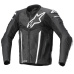 bunda FUSION, ALPINESTARS (černá/bílá/metalická šedá)