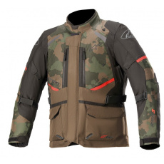 bunda ANDES DRYSTAR, TECH-AIR 5 kompatibilní, ALPINESTARS (tmavě zelená camo/černá/červená)