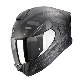 Moto přilba SCORPION EXO-530 AIR FOND matná černo/stříbrná Moto přilba SCORPION EXO-530 AIR FOND matná černo/stříbrná