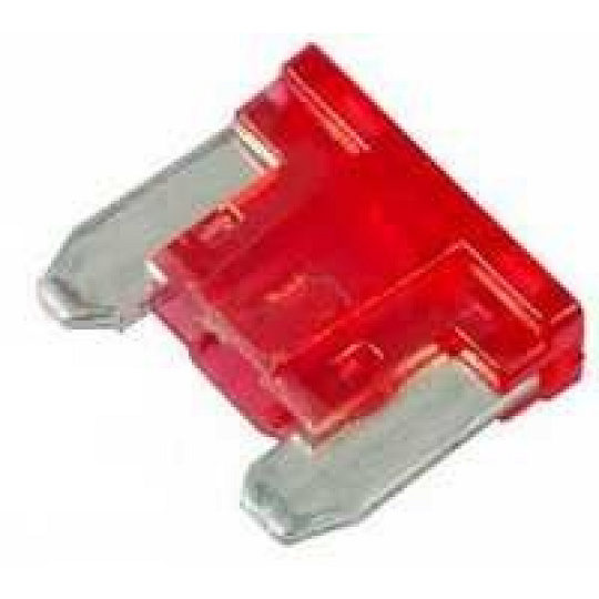 pojistka plochá MINI nízká 10A (sada 10ks) pojistka plochá MINI nízká 10A (sada 10ks)