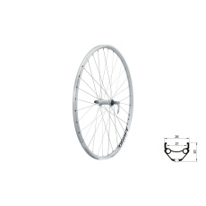 KELLYS Zapletené kolo přední KLS DRAFT V-brake F, 28/29", silver KELLYS Zapletené kolo přední KLS DRAFT V-brake F, 28/29", silver