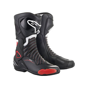 boty S-MX 6, ALPINESTARS (černé/červené)