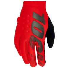 rukavice BRISKER, 100% - USA (červená) rukavice BRISKER, 100% - USA (červená)