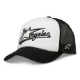 kšiltovka LOS ANGELES FOAM TRUCKER HAT, ALPINESTARS (bílá/černá)