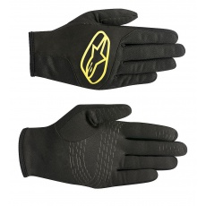 Alpinestars Cirrus rukavice teplé softshell - Black Acid Yellow