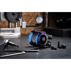 Plus 35 Stem | 50mm Length | 0 Rise | Black with Intergalactic Clamps Plus 35 Stem | 50mm Length | 0 Rise | Black with Intergalactic Clamps