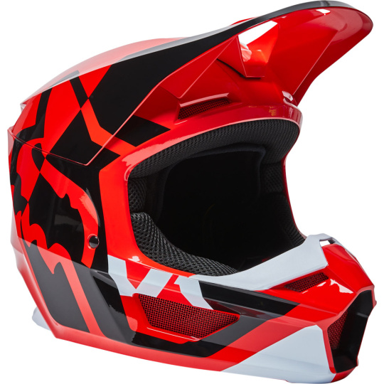 Dětská přilba Fox Yth V1 Lux Helmet, Ece  Fluo Red