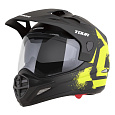 přilba Tour 2.0 Crew, CASSIDA (černá matná/žlutá fluo, plexi s přípravou pro Pinlock) 2026