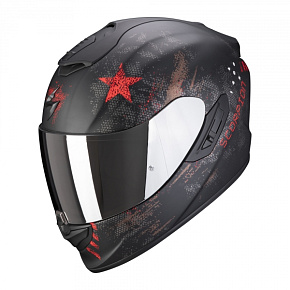 Moto přilba SCORPION EXO-1400 AIR ASIO matná černo/červená Moto přilba SCORPION EXO-1400 AIR ASIO matná černo/červená
