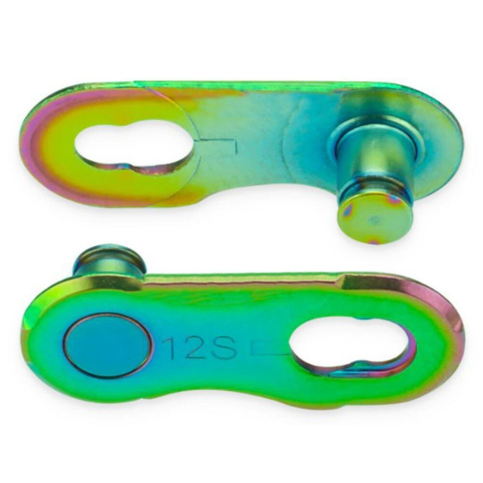 spojka řetězu KMC X Flattop NR Aurora Green 2 ks na blistru, cena za balení