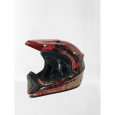 661 Evo Distressed helma - AKCE  SixSixOne - červená XL