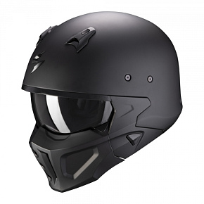 Moto přilba SCORPION COVERT-X solid černá matná Moto přilba SCORPION COVERT-X solid černá matná