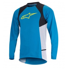 Alpinestars Drop 2 L/S Jersey dres Bright Blue Acid Yellow 16