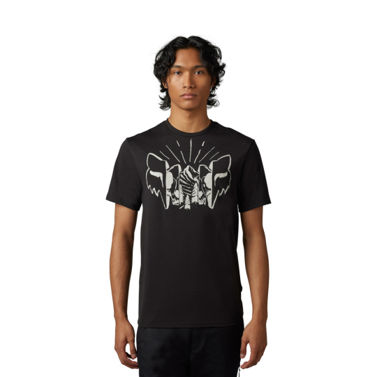 Pánské triko Fox The Format Ss Tech Tee Black 