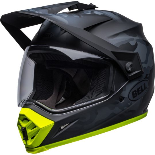 Moto přilba Bell MX-9 ADV MIPS  Mat Camo Black/Hi Viz