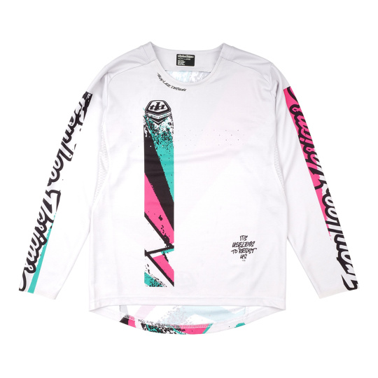 TLD DĚTSKÝ DRES S DLOUHÝM RUKÁVEM SPRINT FULL PULL CHALK (32403601)