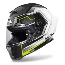 přilba GP 550 S Rush, AIROH (lesklá bílá/žlutá) 2023 přilba GP 550 S Rush, AIROH (lesklá bílá/žlutá) 2023