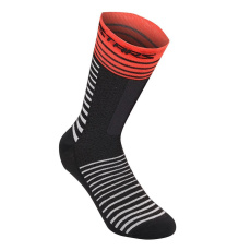 Alpinestars Drop 19 ponožky - Black/Bright Red Alpinestars Drop 19 ponožky - Black/Bright Red