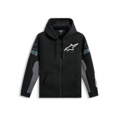 mikina ESEMEX HOODIE, ALPINESTARS (černá/šedá)