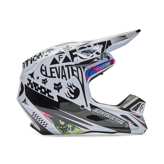 Integrální MX přilba Fox V1 Image Cosmo Helmet White/Black Integrální MX přilba Fox V1 Image Cosmo Helmet White/Black