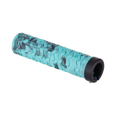 KELLYS Rukojeti KLS POISON SINGLE LockON, turquoise/black KELLYS Rukojeti KLS POISON SINGLE LockON, turquoise/black