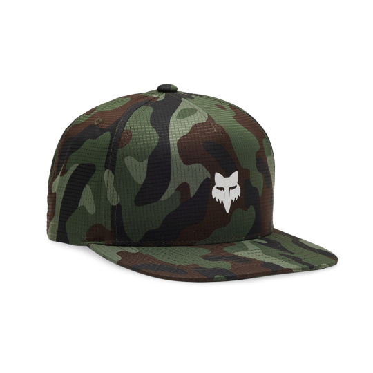Pánská čepice Fox Fox Head Camo Tech Snapback  Green Camo