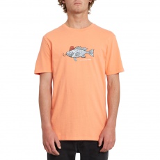 Pánské triko Volcom Trout There tw Ss Salmon Pánské triko Volcom Trout There tw Ss Salmon