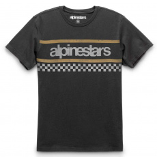 triko FINISH PREMIUM TEE, ALPINESTARS (černé/zlatá/šedá) triko FINISH PREMIUM TEE, ALPINESTARS (černé/zlatá/šedá)