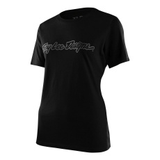 TLD DÁMSKÉ TRIKO S KRÁTKÝM RUKÁVEM SIGNATURE BLACK (75391700)