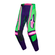 kalhoty TECHSTAR NOMUR, ALPINESTARS (tmavě fialová/zelená/růžová fluo) 2026 kalhoty TECHSTAR NOMUR, ALPINESTARS (tmavě fialová/zelená/růžová fluo) 2026