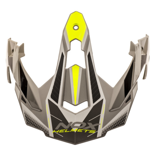 kšilt pro přilby N312 TRACK, NOX (šedá,žlutá fluo) kšilt pro přilby N312 TRACK, NOX (šedá,žlutá fluo)