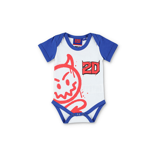 dětské body, El Diablo QUARTARARO (bílá,modrá)