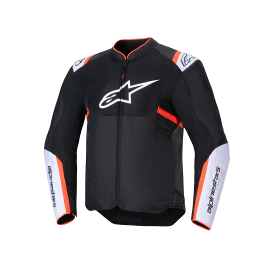 bunda T-SPS AIR V2, ALPINESTARS (černá/bílá/červená fluo) 2025