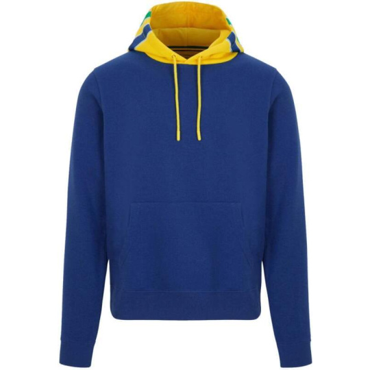 Ayrton Senna fanouškovská mikina s kapucí - M