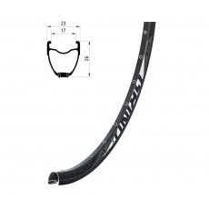KELLYS Ráfek KLS GRIND DSC, 32H, 1 Nýt, FV, 28" black KELLYS Ráfek KLS GRIND DSC, 32H, 1 Nýt, FV, 28" black