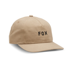 Dámská čepice Fox W Wordmark Adjustable Hat  Taupe
