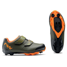 Dětské tretry Northwave Origin Junior Forrest Green/Orange Dětské tretry Northwave Origin Junior Forrest Green/Orange