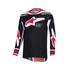 dres SUPERTECH PRO AFD VISTA, ALPINESTARS (černá/červená/bílá) 2026 dres SUPERTECH PRO AFD VISTA, ALPINESTARS (černá/červená/bílá) 2026