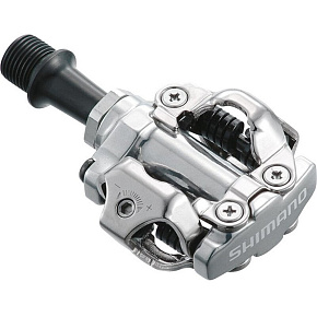 pedály SHIMANO SPD PD-M540 stříbrné s kufry SM-SH51, v krabičce pedály SHIMANO SPD PD-M540 stříbrné s kufry SM-SH51, v krabičce