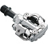 pedály SHIMANO SPD PD-M540 stříbrné s kufry SM-SH51, v krabičce