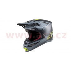 přilba SUPERTECH S-M10 META 2020, ALPINESTARS (černá matná karbon/šedá/žlutá fluo) přilba SUPERTECH S-M10 META 2020, ALPINESTARS (černá matná karbon/šedá/žlutá fluo)