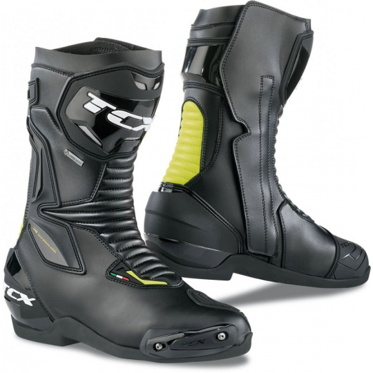 Moto boty TCX SP-MASTER GORE-TEX černo/žluté fluo