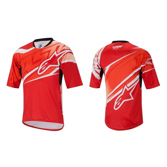 Alpinestars Sight S/S Jersey dres Red/Spicy Orange