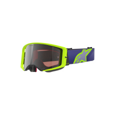 brýle SUPERTECH VISION CORP, ALPINESTARS (fialová/žlutá, zrcadlové stříbrné plexi) 2026