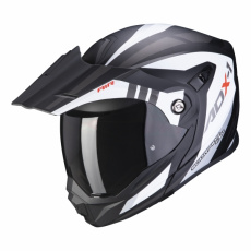 Moto přilba SCORPION ADX-1 LONTANO matná bílo/černá Moto přilba SCORPION ADX-1 LONTANO matná bílo/černá