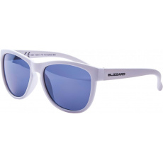 sluneční brýle BLIZZARD sun glasses PCC529220, white matt, 55-13-118