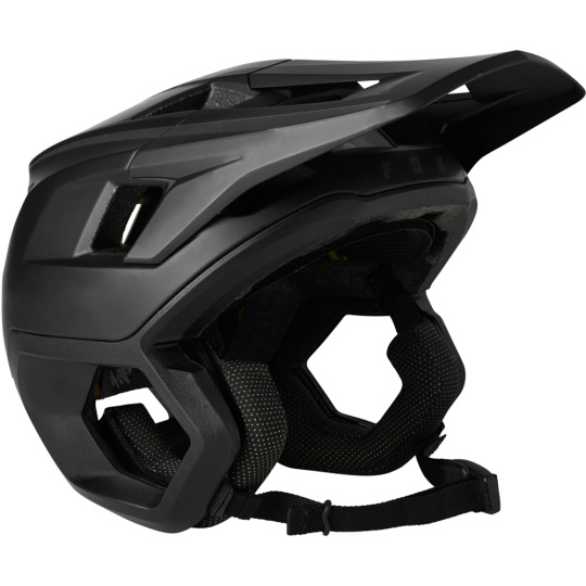 Trailová cyklo přilba Fox Dropframe Helmet, Ce  Black