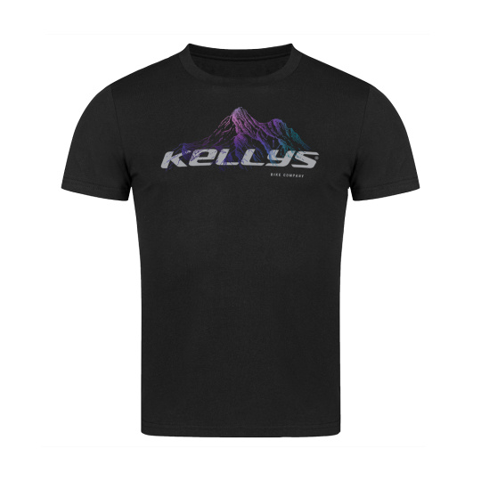 KELLYS Tričko PEAK krátký rukáv Black - S